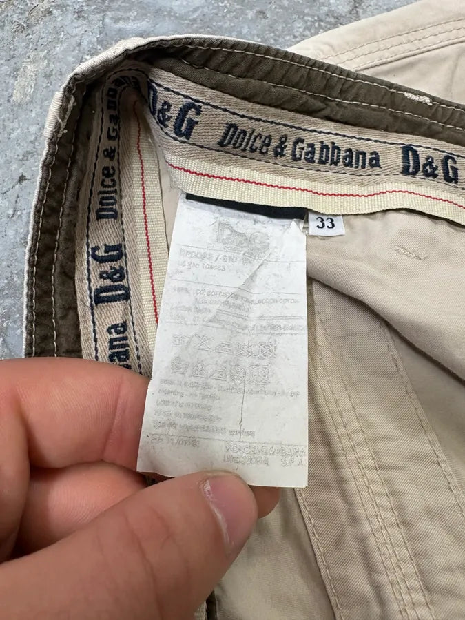 2000s Dolce & Gabbana Beige Cargo Short (M) EPEOxul 14