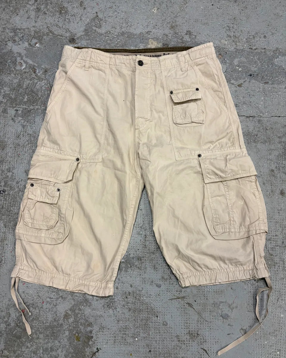 2000s Dolce & Gabbana Beige Cargo Short (M) EPEOxul 2