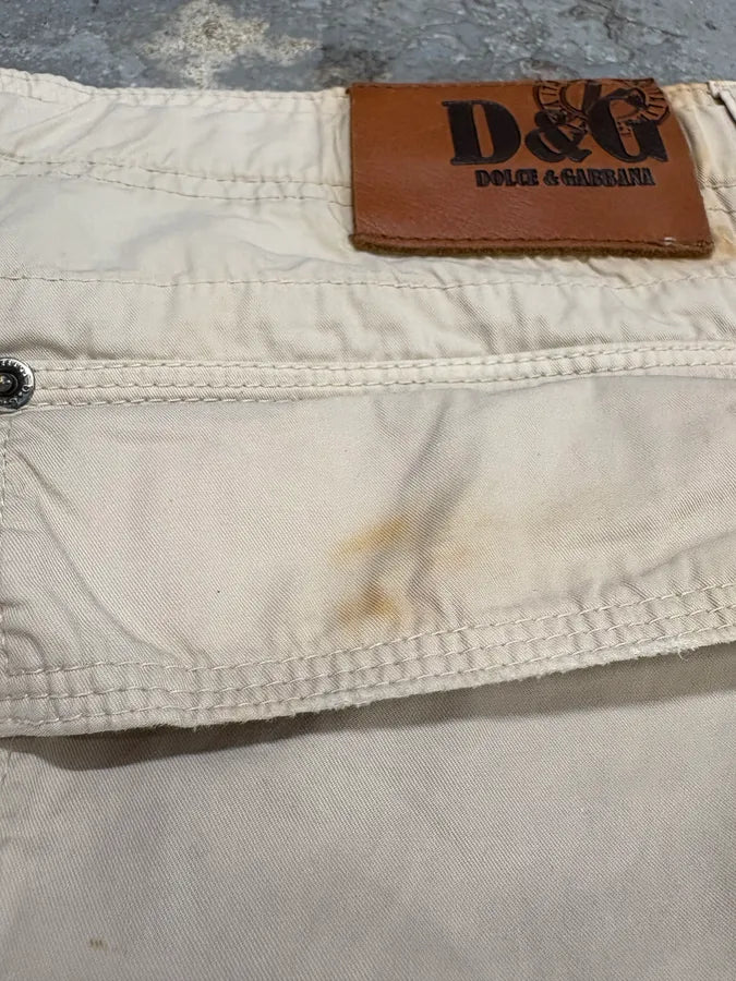 2000s Dolce & Gabbana Beige Cargo Short (M) EPEOxul 9