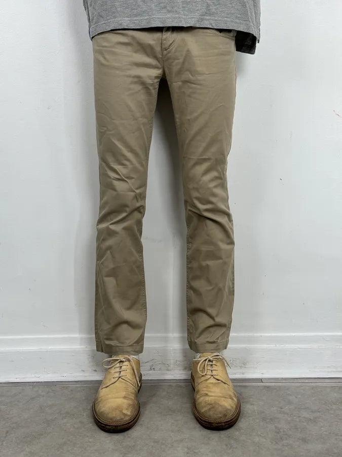 2000s Dolce & Gabbana Beige Cotton Cargo Chinos PpUhWTL 2