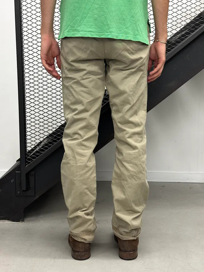 2000s Dolce & Gabbana Beige Denim Waist Chino Pants AVFOzSg 4
