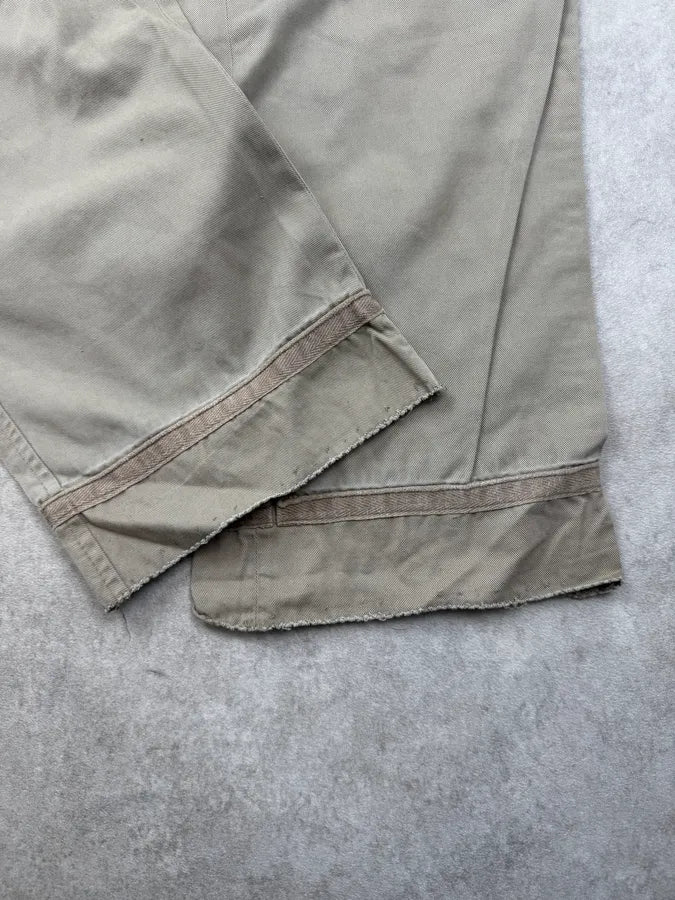 2000s Dolce & Gabbana Beige Denim Waist Chino Pants AVFOzSg 7