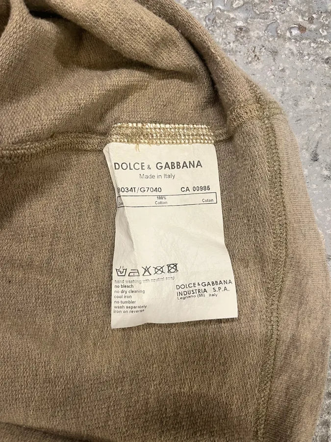 2000s Dolce & Gabbana Beige Distressed Sweater (M/L) ifuXNQE 6