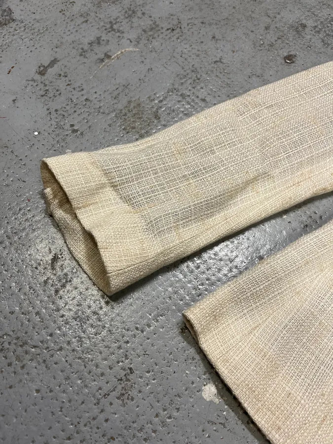 2000s Dolce & Gabbana Beige Linen Blazer Jacket MLIYaSg 3