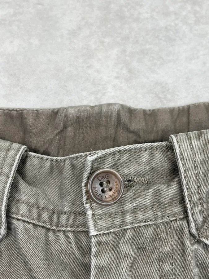 SS2008 Dolce & Gabbana Grey Multi-Pocket Cargo Pants KARTDhD 8