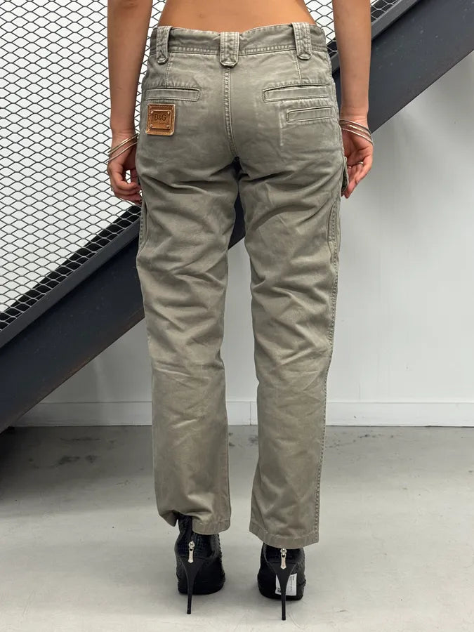 SS2008 Dolce & Gabbana Grey Multi-Pocket Cargo Pants KARTDhD 1