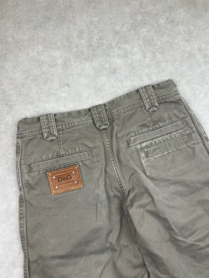 SS2008 Dolce & Gabbana Grey Multi-Pocket Cargo Pants KARTDhD 6