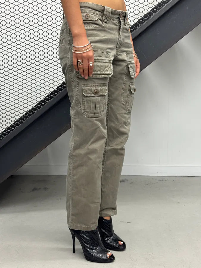 SS2008 Dolce & Gabbana Grey Multi-Pocket Cargo Pants KARTDhD 3