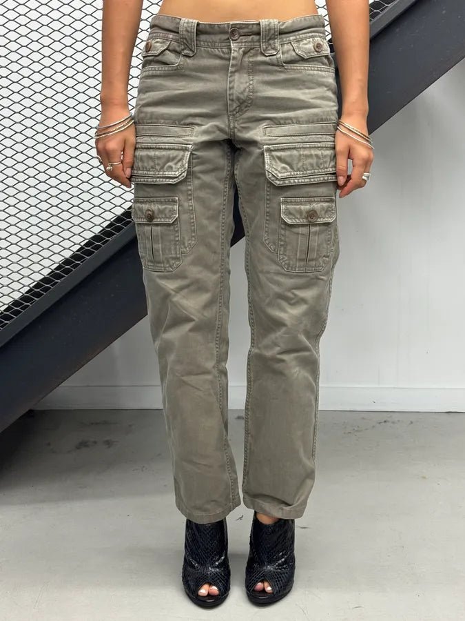 SS2008 Dolce & Gabbana Grey Multi-Pocket Cargo Pants KARTDhD 0