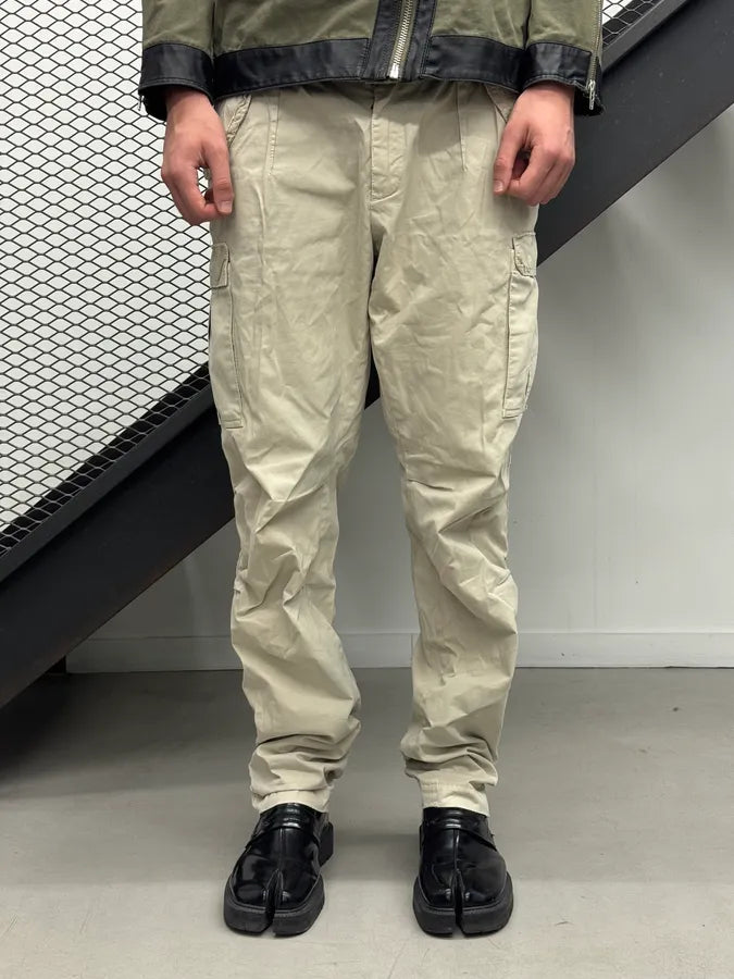 2000s Dolce & Gabbana Beige Multi Pocket Cargo Straight Pants PvyXqLF 1