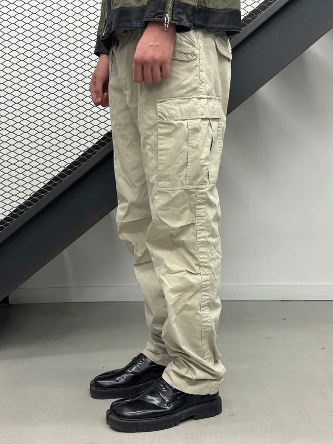 2000s Dolce & Gabbana Beige Multi Pocket Cargo Straight Pants PvyXqLF 2
