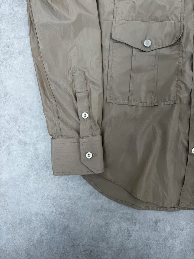 SS2008 Dolce & Gabbana Beige Multi-Zip Armor Shirt IOinASx 9