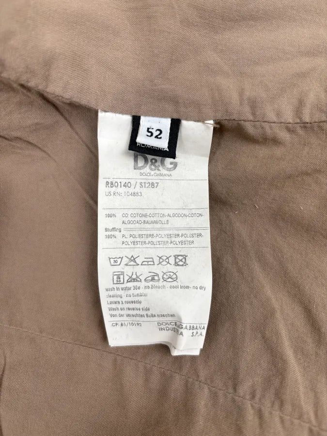 2000s Dolce & Gabbana Beige Multi-Zip Jacket QjsCHGv 6