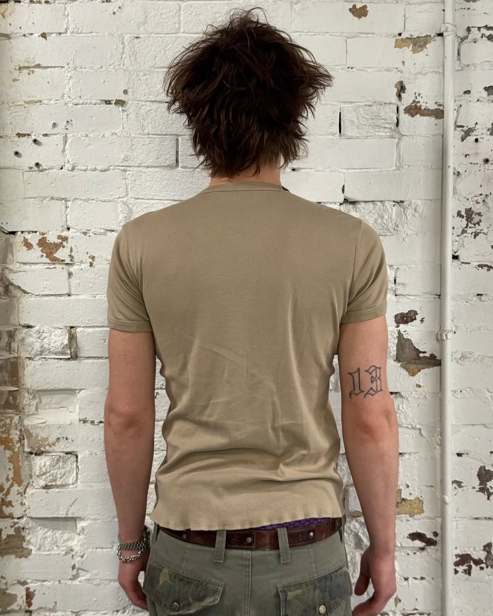 2000s Dolce & Gabbana Beige Playboy Graphic T-Shirt bKXgKYV 2