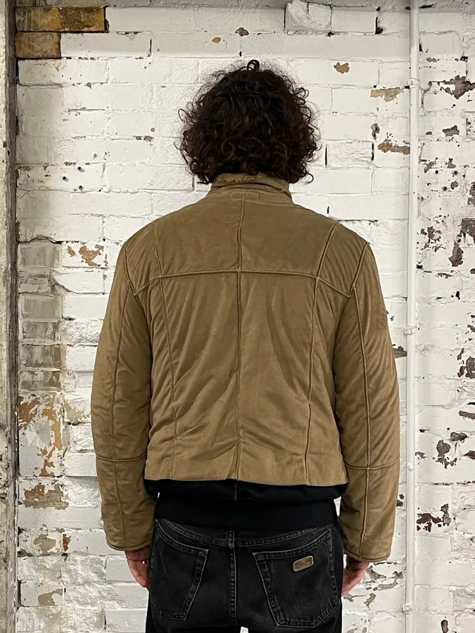 2000s Dolce & Gabbana Beige Shearling Jacket aLItofI 2