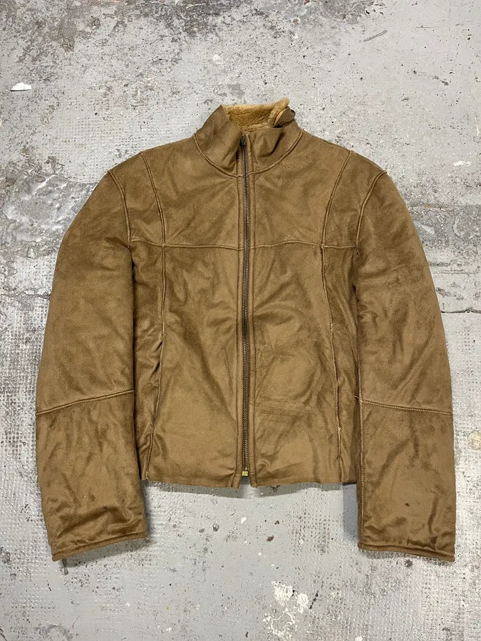 2000s Dolce & Gabbana Beige Shearling Jacket aLItofI 3