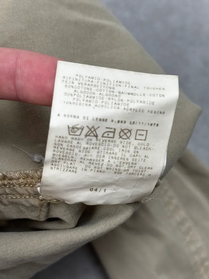 SS2004 Dolce & Gabbana Beige Straps Parachute Cargo Jacket xucdHze 13