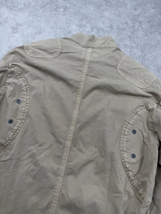 SS2004 Dolce & Gabbana Beige Straps Parachute Cargo Jacket xucdHze 5