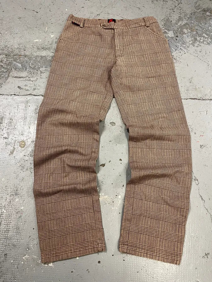 2000s Dolce & Gabbana Beige Tartan Pants VrsvRra 0