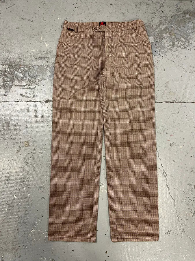 2000s Dolce & Gabbana Beige Tartan Pants VrsvRra 4