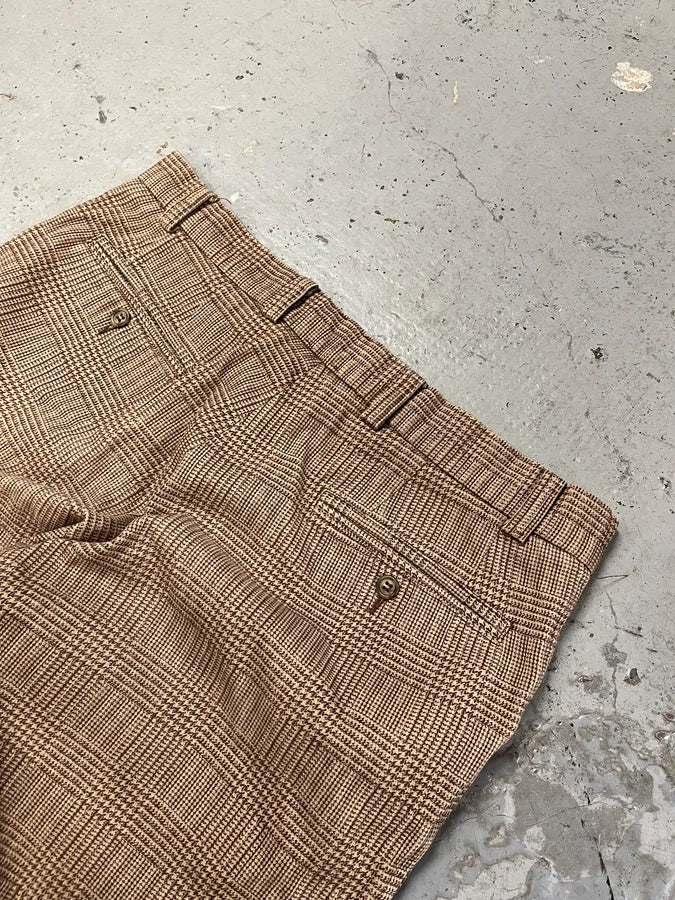 2000s Dolce & Gabbana Beige Tartan Pants VrsvRra 8