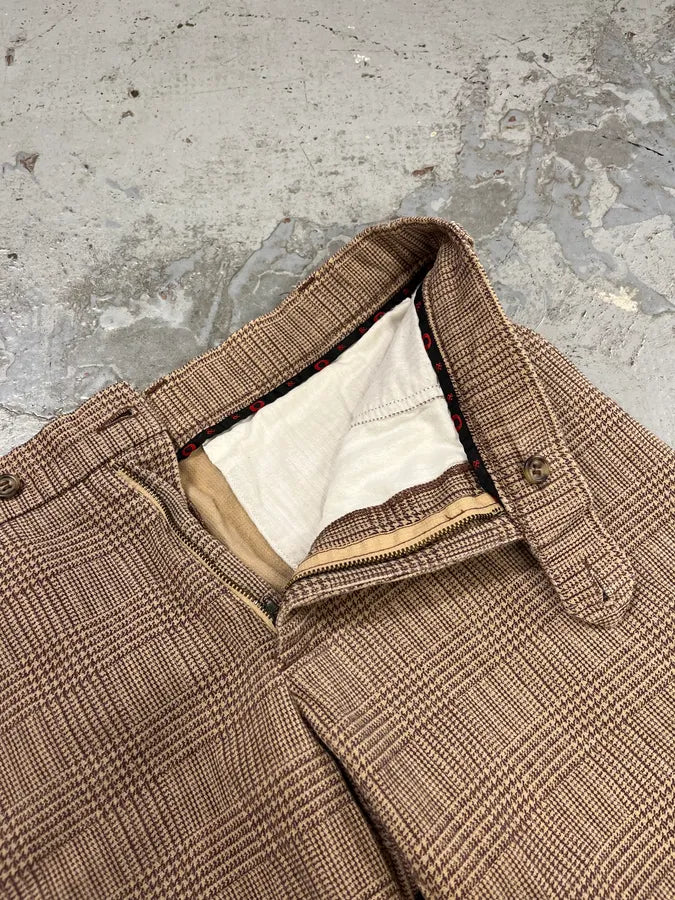 2000s Dolce & Gabbana Beige Tartan Pants VrsvRra 9