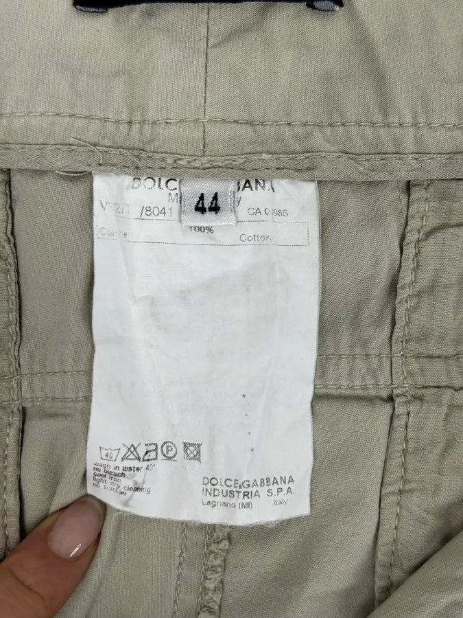2000s Dolce & Gabbana Beige Utility Shorts  tQmKaFs 10
