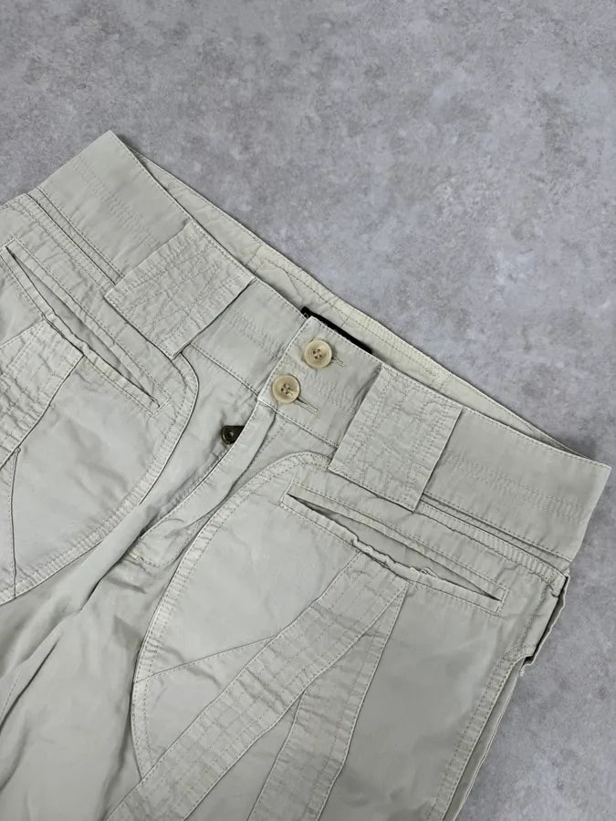2000s Dolce & Gabbana Beige Utility Shorts  tQmKaFs 4