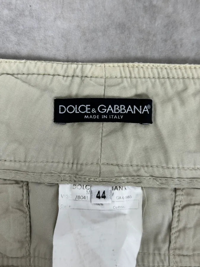 2000s Dolce & Gabbana Beige Utility Shorts  tQmKaFs 8