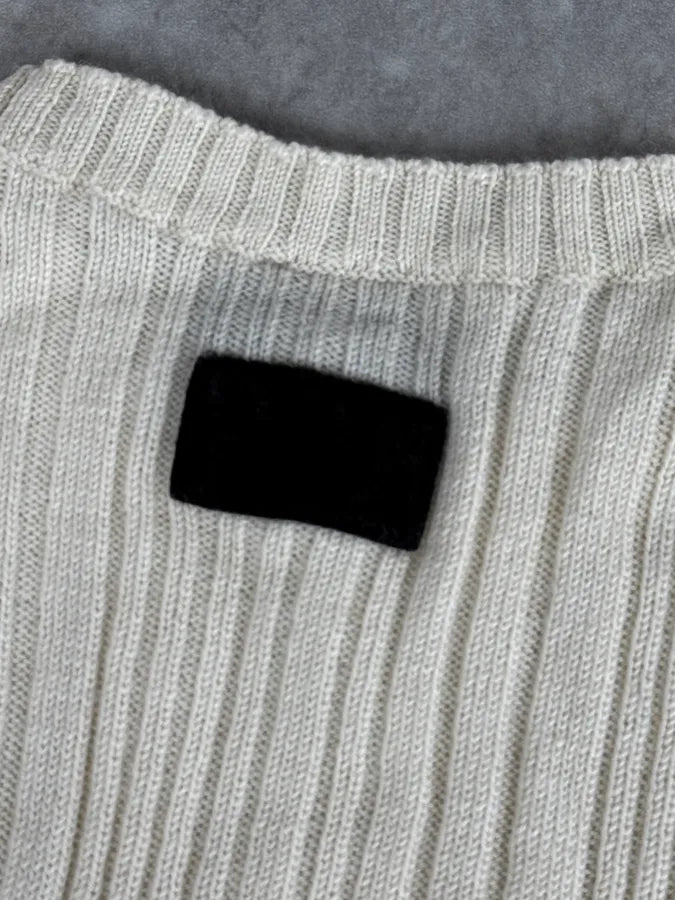 2000s Dolce & Gabbana Beige Wool Sweater elNuKJR 7