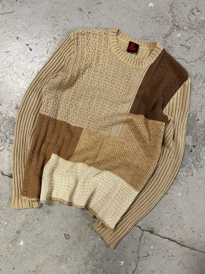 2000s Dolce & Gabbana Beige Wool Sweater (M/L) 1