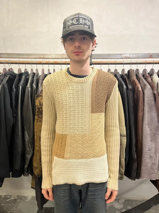 2000s Dolce & Gabbana Beige Wool Sweater (M/L) 3