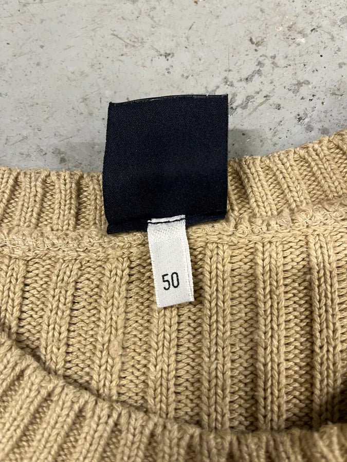 2000s Dolce & Gabbana Beige Wool Sweater (M/L) 8