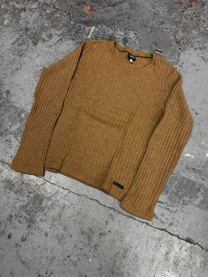 2000s Dolce & Gabbana Beige Wool Sweater kGqDwXc 2
