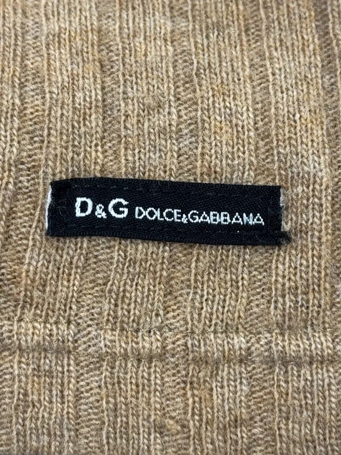 2000s Dolce & Gabbana Beige Wool Sweater kGqDwXc 8