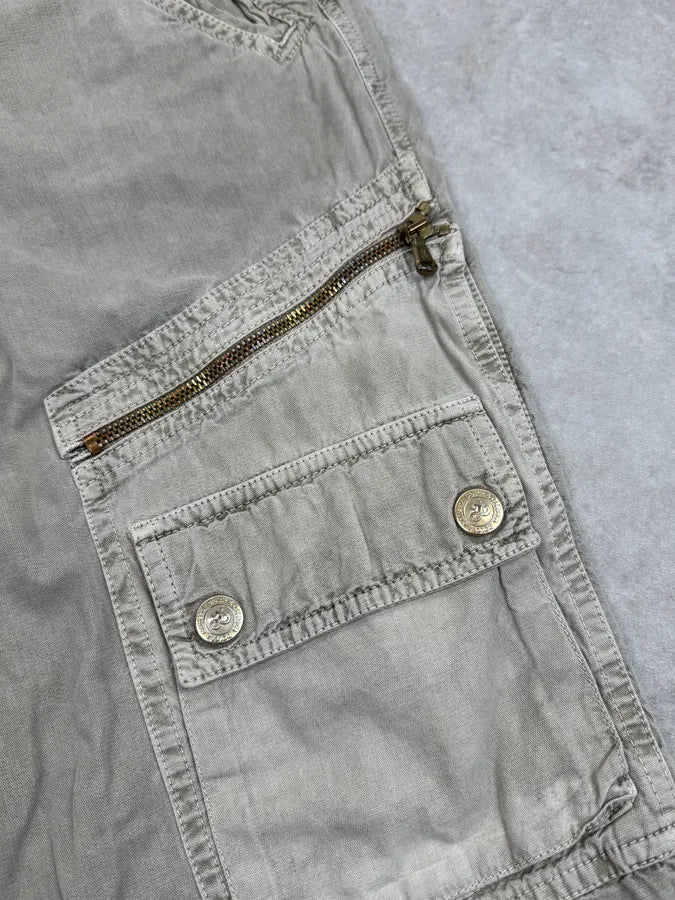 2000s Dolce & Gabbana Beige Zip Side Pocket Pants EkKsSZY 10