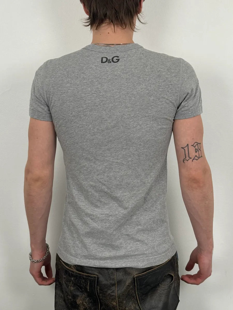 2000s Dolce & Gabbana Bette Davis Grey T-Shirt aTDXIzX 2