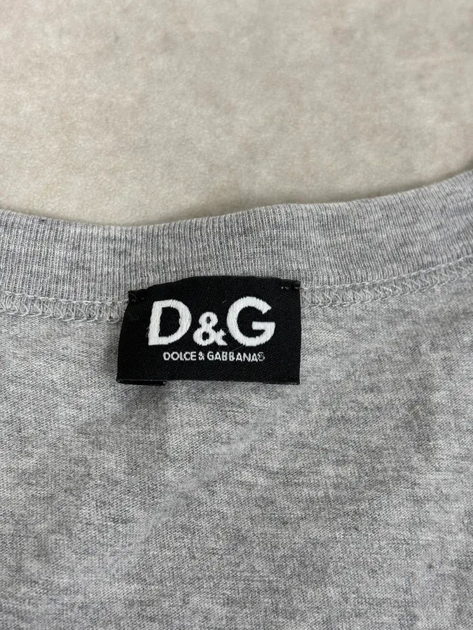 2000s Dolce & Gabbana Bette Davis Grey T-Shirt aTDXIzX 8