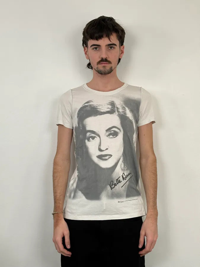 2000s Dolce & Gabbana Bette Davis White T -Shirt rmdgRZQ 1