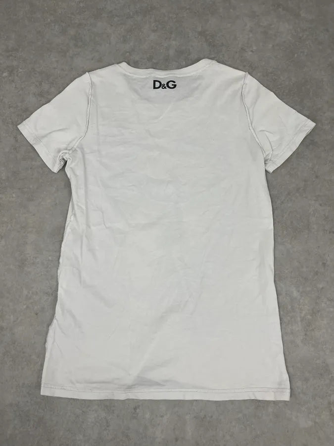 2000s Dolce & Gabbana Bette Davis White T -Shirt rmdgRZQ 4
