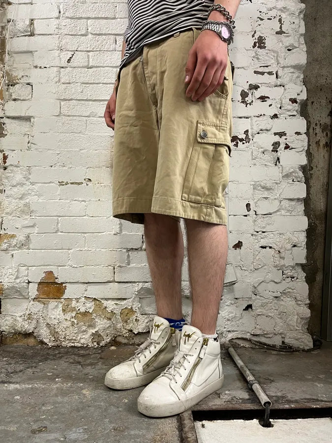 2000s Dolce & Gabbana Biege Cargo Shorts xoqSurq 2