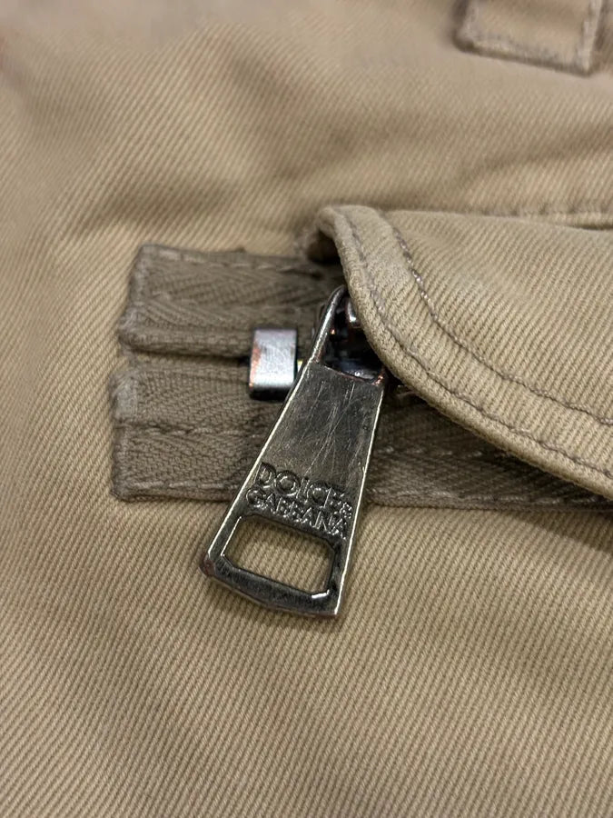 2000s Dolce & Gabbana Biege Cargo Shorts xoqSurq 7