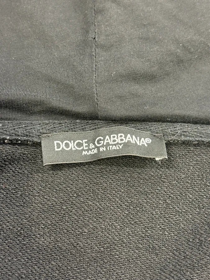 2000s Dolce & Gabbana Black & Grey Camo Zip-Up Hoodie XhStzto 9