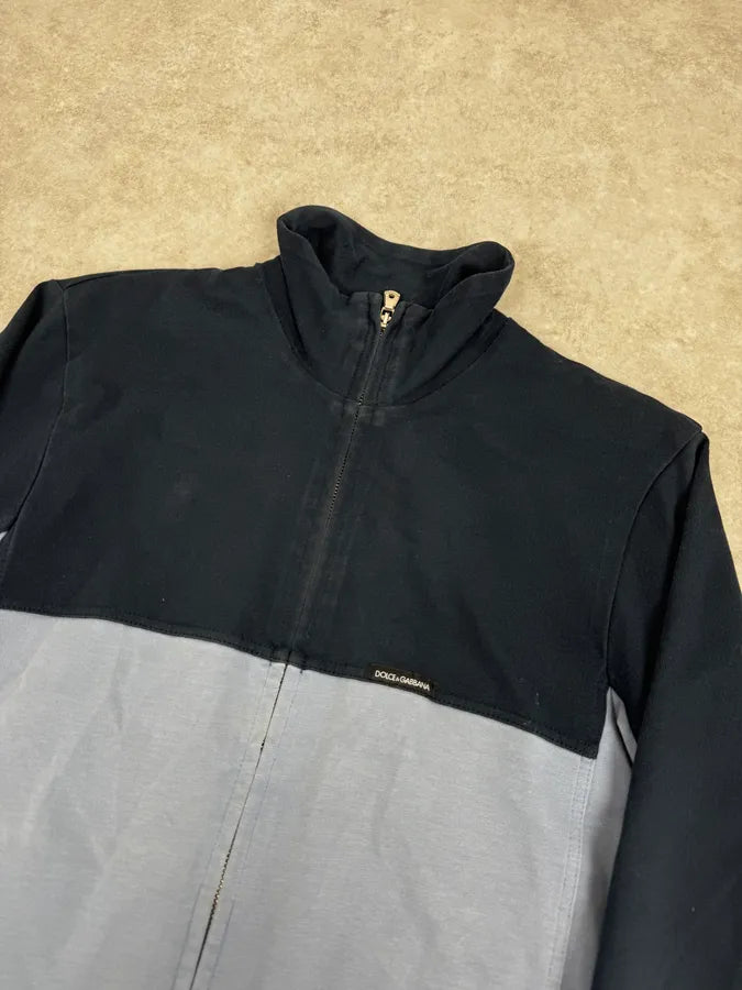2000s Dolce & Gabbana Blue Zip-up Sport Sweater yxWKupi 4