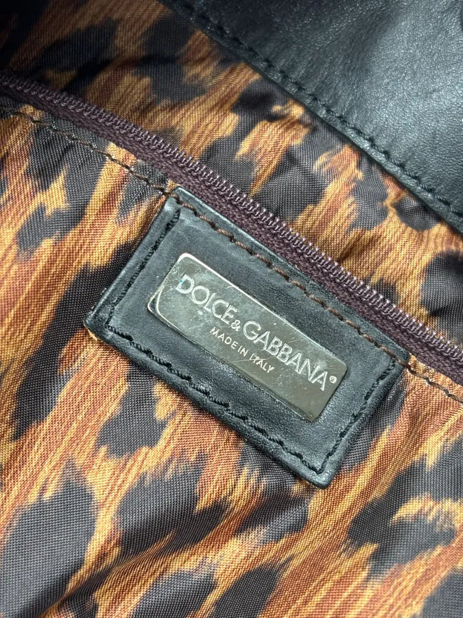 SS2003 Dolce & Gabbana Black « Love »  Handle Bag SyxYVwt 13