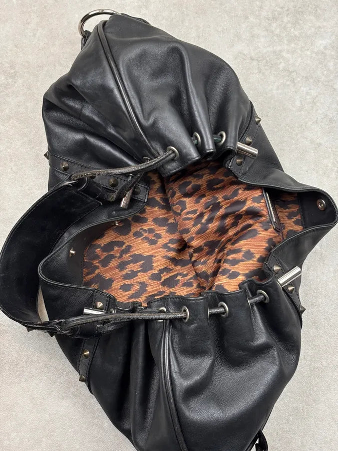 SS2003 Dolce & Gabbana Black « Love »  Handle Bag SyxYVwt 12