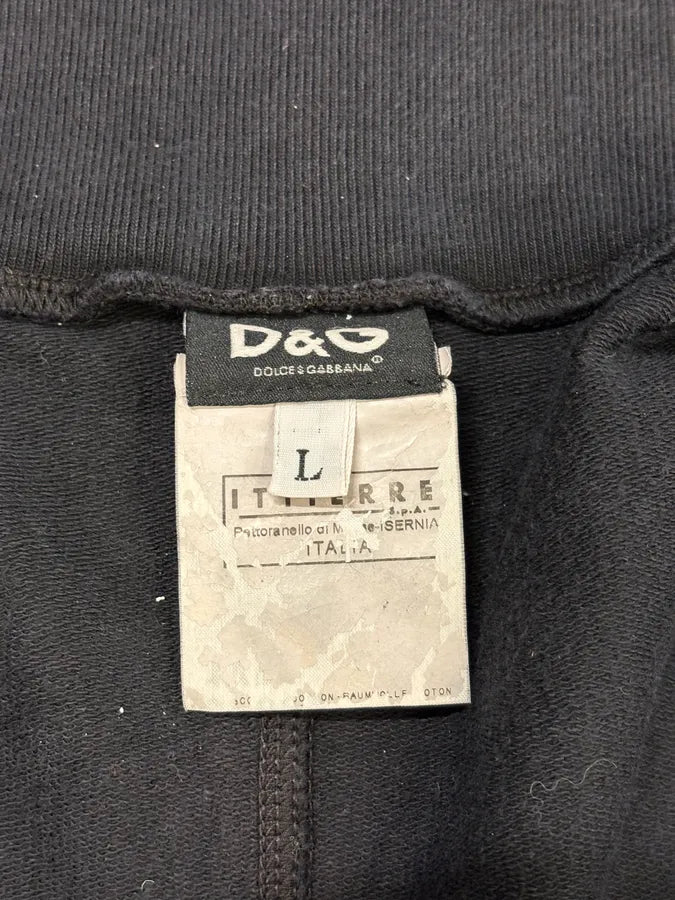 2000s Dolce & Gabbana Black & Pink Propaganda Zip Sweater QmoKuAu 10