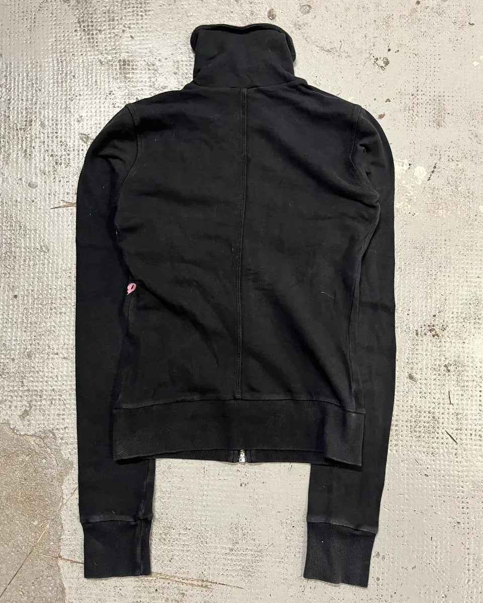 2000s Dolce & Gabbana Black & Pink Zip-Up Sweatshirt jyhQlYz 6