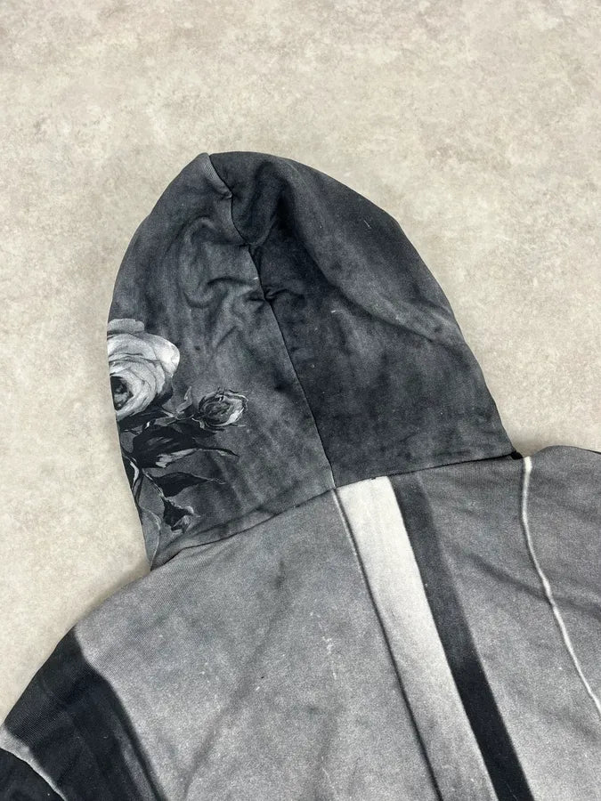 2000s Dolce & Gabbana Black & White Aged Cinema Graphic Hoodie bkbzxdp 6
