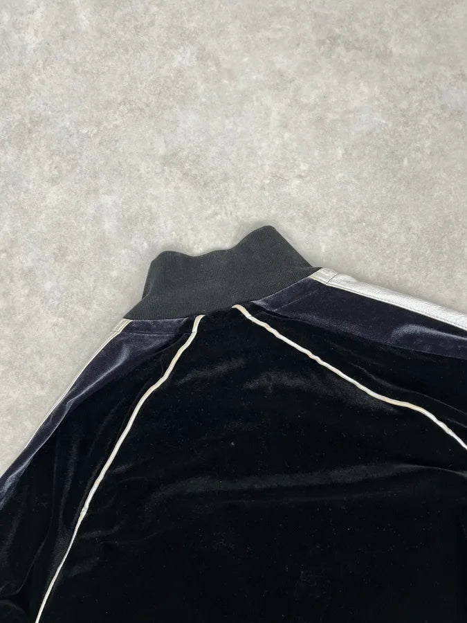 2000s Dolce & Gabbana Black & White Lined Zip-up Sweater CmYxUfS 6